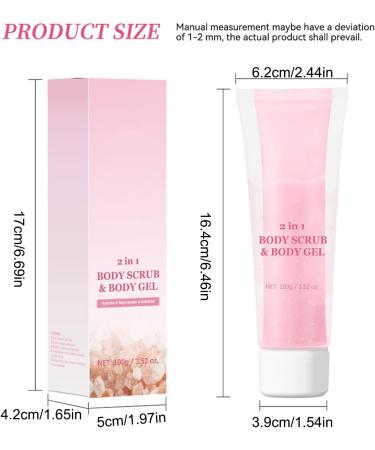  Krmoau Moisturizing body gel 100g - Leg scrub - For women - Beauty spa - Shower - Bath - Hand - Foot - Back - Knee - Buy Online on GoSupps.com