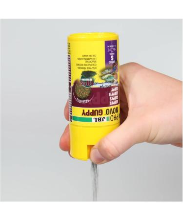 JBL Pronovo Gupy Grano - Premium Granulate Fish Feed for Guppies & Livebearers (100ml/56g) - Perfect for 3-10 cm Fish - International Shipping Available - Buy Online on GoSupps.com