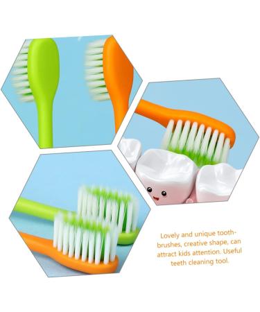 FOMIYES 16 STK Carrot Toothbrush Set - Travel-Friendly Children's Toothbrushes for Daily Use | Bulk Tooth Cleaning Tools - Buy Online on GoSupps.com