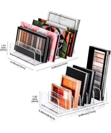 Puooifrty 2Pcs Eyeshadow Palette Makeup Cosmetic Organizer - Waterproof Eyeshadow Organizer for Eye Makeup Palette 7 Sections - Buy Online on GoSupps.com