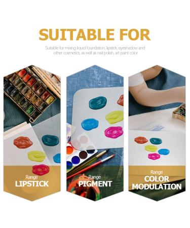 FRCOLOR Color Palette Set for Makeup & Painting | Foundation Mixing Tray Spatula & Acrylic Paint Palette for DIY Art - Buy Online on GoSupps.com