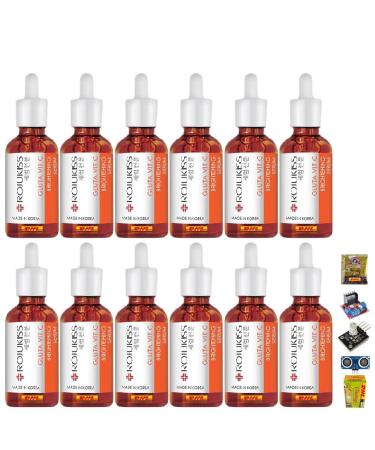 Smooth Moisture Beauty Face ROJUKISS Gluta Vit C B Serum Glutathione Nourish 30ml Made in Korea Set 12 No0954562415 By Beautygoodshop Get Free For You Beauty Gifts