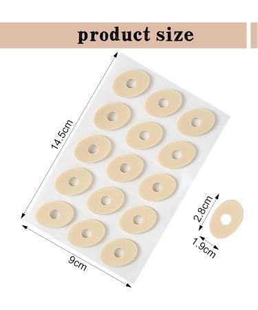 30pcs Soft Latex Foam Corn Pads for Feet - Self Adhesive Callus & Bunion Plasters - Footcare Corn Cushions for Pain Relief - Buy Online on GoSupps.com