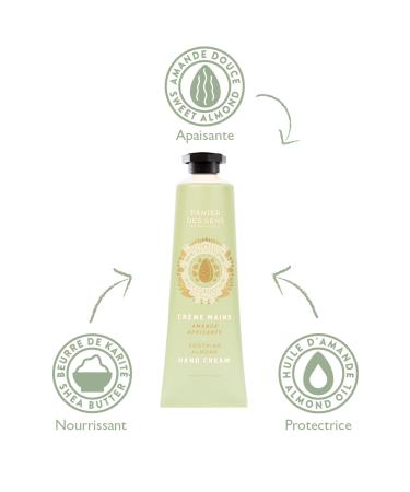 Buy Bread the Sens Almond Hand Cream - 97% Natural Moisture & Care for Dry Hands - Shea Butter & Almond Oil - 30 ml - International Shipping Available - Buy Online on GoSupps.com