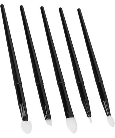 Makeup Brush Set Portable Handle 5 Pieces Silicone Brushes for Eye Shadow Lip Eyebrows Eyeliner Easy Applying Lightweight and Compact - Buy Online on GoSupps.com