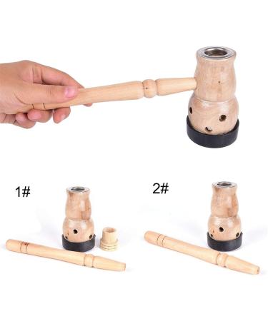 DUNSBY Moxa Rolls Massager - Wooden Gourd Moxa Box & Burner Set | Premium Wormwood MUGHORT Artemisia for Relief - Buy Online on GoSupps.com