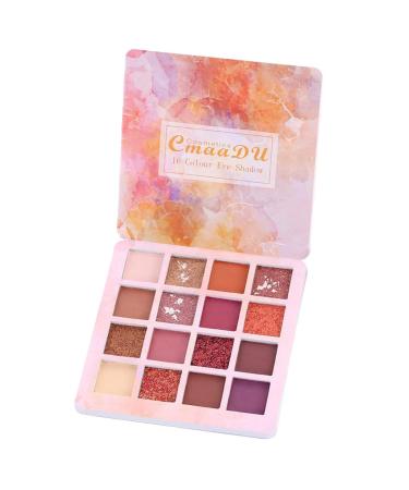 Battnot eyeshadow pallet 16 colors cosmetic matt eyeshadow cream makeup palette shimmer set eyeshadow eyeshadow (16 color a) 16 color a