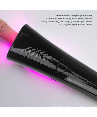 Mini UV Nail Lamp Quick Drying Gel Nail Light with 3 Gears Portable Nail Dryer with Lasting Endurance Compact Size for Home DIY Manicure (Black) - Buy Online on GoSupps.com