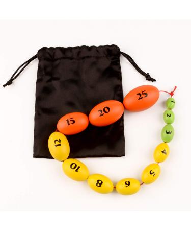 Wooden Prader Orchidometer  Prader Balls  Endocrine Rosary for Measuring Testis Scale in Clinic/Hospital  Best Gift for Endocrinologist and Pediatrician
