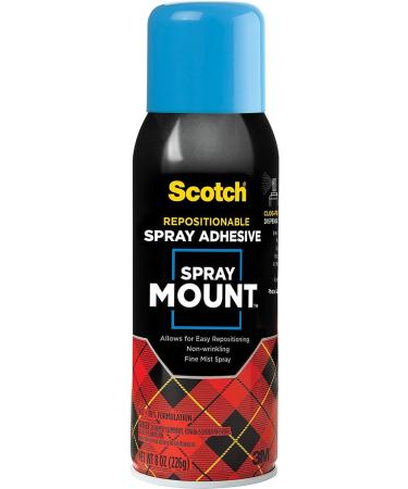 Scotch Spray Mount Spray Adhesive, Clear, 10.25 Oz. - Buy Online on GoSupps.com