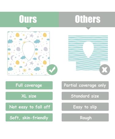 Disposable Toilet Seat Covers for Kids & Adults - Extra Large & Waterproof - 24 Pack Portable Potty Training Protection - Buy Online on GoSupps.com