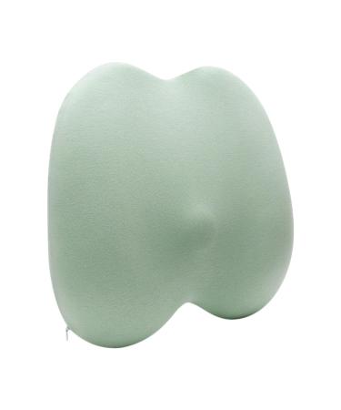 Car Backrest Cushion | Breathable Lumbar Support Cushion | Summer Soft Sponge Waist Protection Cushion Ergonomic Backrest Cushion for Men Green