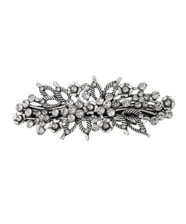 MAGICLULU Rhinestone Hair Clip Women Hair Clip Silver Hair Clip Women Headdress Women Barrette Women Hairpin Hair Accessory Barrette for Girl Hair Barrettes Rhinestones Hairpin