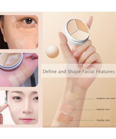 6 Colors Contour & Concealer Palette with Brushes - Facial Color Corrector, Bronzer, Highlighter - Makeup Kit - Buy Online on GoSupps.com