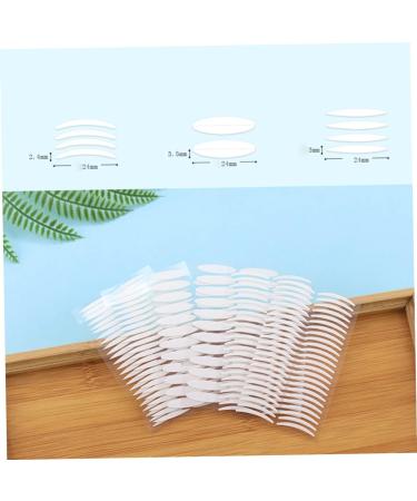 Beaupretty 90 Sheets Big Eye Eyelid Double Stick Tape Makeup Stickers Clear Tape Fiber Lace Eyelid Tape Eyelid Stickers Invisible Tape Makeup Tape Man White Make up Beauty Stickers - Buy Online on GoSupps.com
