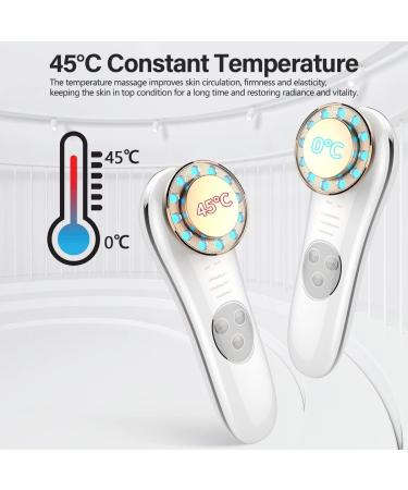 Aikertec 7 in 1 Face Massager Electric - Anti-Aging High Frequency Galvanic Facial Machine - Buy Online on GoSupps.com