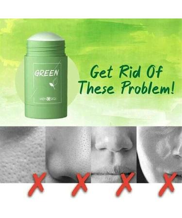 Green Tea Blackhead Remover Mask 2PCS | Deep Pore Cleansing & Skin Brightening | Green Tea Extract | Moisturizing | Suitable for All Skin Types - Buy Online on GoSupps.com