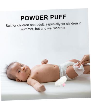 POPETPOP 4 Pi ces ponge En Poudre Houpette Houppette En Peluche Poudres De Houppette Pour Pour Le Corps Houppette Pour Le Corps De B b Lavable Poudre Min rale Nouveau N e - Buy Online on GoSupps.com