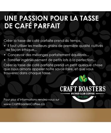 Club Coffee Craft Roasters French Vanilla - Flavoured Light Roast Single Serve Coffee K-Cup Pods Compostable Coffee Pods Keurig Brewer Compatible Rainforest Alliance Certified 20 Count French Vanilla - Flavoured Light Roast 20 count (Pack of 1) - Buy Online on GoSupps.com