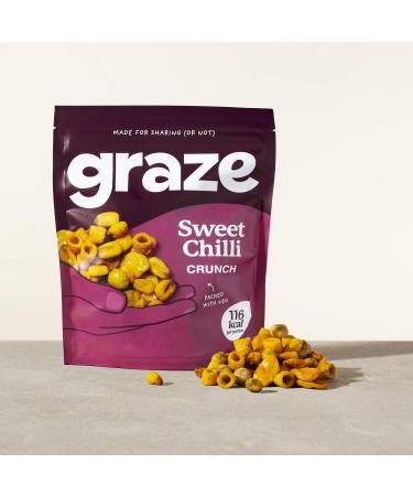 Graze Vegan Sweet Chilli Mixed Sharing Snacks 100g - Delicious Sweet Chilli Flavor - Pack of 1 - Buy Online on GoSupps.com