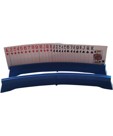 Hands-Free Plastic Card Holder for Seniors Game Artifact Blue 18.5 x 7 x 3 cm - International Shipping Available - Buy Online on GoSupps.com