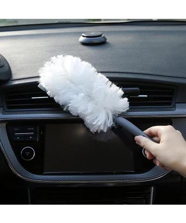 Set Duster 2 pcs Replaceable Electrostatic Adsorption Brush for Home Household Fluffy Clean Duster Handle Cleaner Handle Dusters Brushes - Buy Online on GoSupps.com