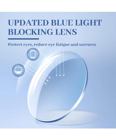 LUFF 4Pcs Anti-Blue Ray Reading Glasses - Portable Ultralight Readers 3.25X for Eye Protection | International Shipping Available - Buy Online on GoSupps.com