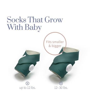 Owlet Accessory Fabric Sock for Smart Sock 3 Baby Monitor  Fits Babies 0 to 18 Months  Deep Sea Green (Sensor and Base Station Not Included) - Buy Online on GoSupps.com
