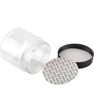 Buy Tianzd 12pcs 200ml Transparent Plastic Cream Cans with Black Lids & 6 Spatulas - Perfect for Cosmetics | International Shipping - Buy Online on GoSupps.com