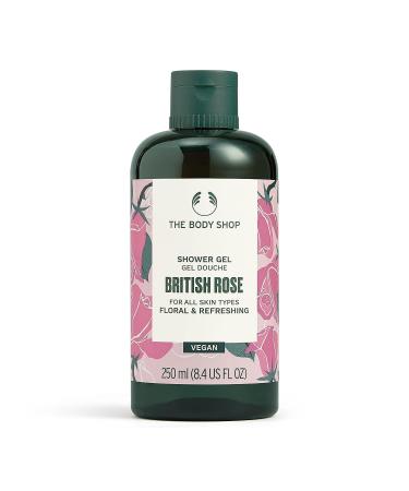 The Bo.dy Shop Vegan British Rose Shower Gel 250 ML - For All Skin Types | Cleanse & Refresh