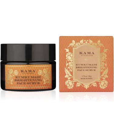 Kama Ayurveda Kumkumadi Brightening Ayurvedic Face Scrub 50g - Buy Online on GoSupps.com