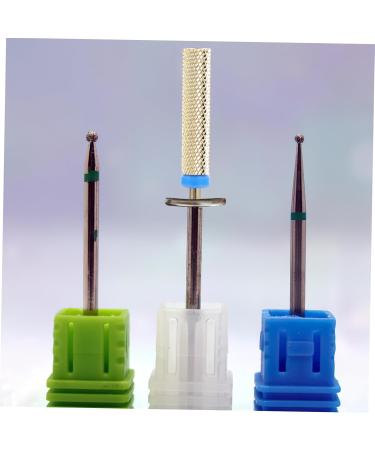 BIUDECO cuticle drill bits Tungsten steel acrylic drill bits manicure supplies nail drill bits cuticle - Buy Online on GoSupps.com