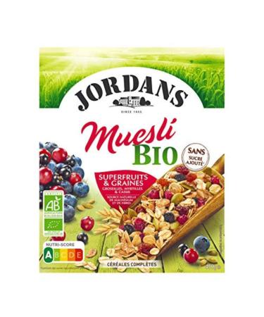 Jordans Organic Muesli Superfruits & Seeds, Organic, 450g