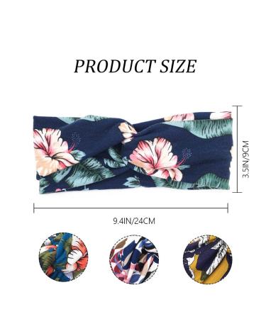 Catery Boho Headbands - Pack of 5 No Slip Wide Hair Bands for Women - Buy Online on GoSupps.com