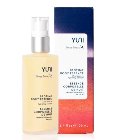 YUNI Sleepy Beauty Bedtime Body Essence  Lightweight body lotion  Renew skin s appearance overnight  3.4 fl. oz.