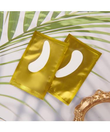 50 Pairs Eyelash Extension Eye Pads - Lint Free Gel Patches for Eyelash Lifting | Willowleaves Gold - Buy Online on GoSupps.com