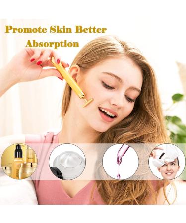 Golden 3D Electric Face Massager Roller | T Shape Facial Roller Kit - Buy Online on GoSupps.com