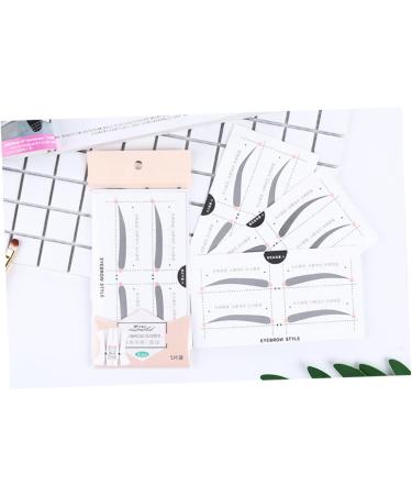 PLAFOPE Eyebrow Template 2 Make up Kits Diy Eyebrow Stencil Beauty Kit Eyebrow Card Eyebrow Stickers Makeup Tools A607 Simple - Buy Online on GoSupps.com