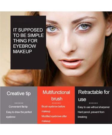 ROZO Long Lasting & Waterproof Auto Eyebrow Pencil - Natural Gray (No. 4) - Buy Online on GoSupps.com