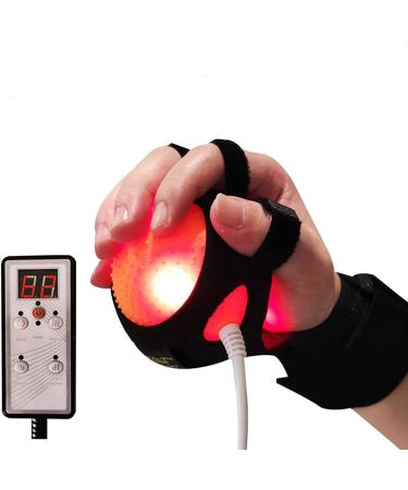 ZZBB Hand Rehabilitation Gloves Heating Vibration Finger Orthoses Hand Hemiplegia Rehabilitation Rehabilitation Equipment for Stroke Hemiplegia Flexion Correction