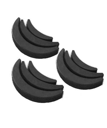 KOOBOOK 3Sets(9PCS) Hair Volume Increase Puff Sponge Pad Bump Up Insert Do Beehive Hair Styler Clip Stick Insert Tool Base DIY Updo Hair Styling