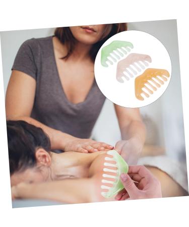 Buy Beavorty 15 STK Massage Comb & Gua Sha Stone - Health Hairbrush & Body Massage Tool for Optimal Wellness - Buy Online on GoSupps.com