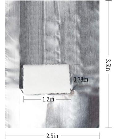  Ynredee 300 Pcs Aluminum Nail Art Remover Nail Art Soak Off Acrylic Gel Cuticle Pusher - Buy Online on GoSupps.com