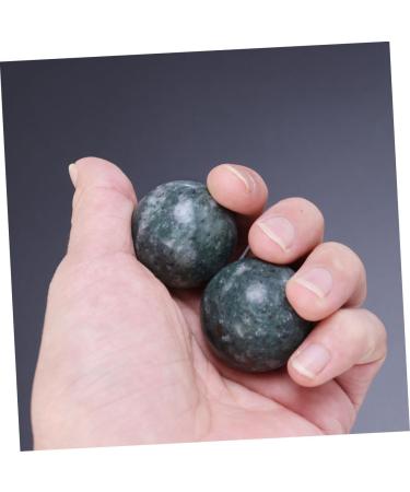 Lalafina 6 Pack Baoding Balls - Chinese Exercise Balls for Hand Massage & Tai Chi - Medium Black Marble Spheres - Buy Online on GoSupps.com