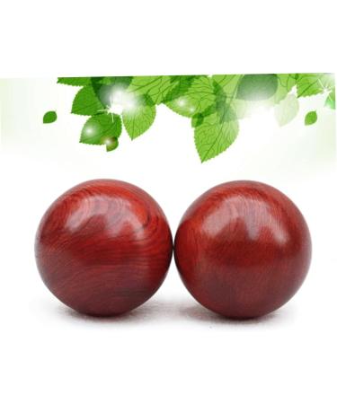 Goohochy 2 Palisander Hand Massage Balls Classic 6cm Red News Rollers for Relaxation & Wellness | International Shipping - Buy Online on GoSupps.com