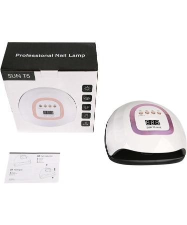 Yurayisen 220W UV LED Nail Lamp for Gel Polish 4 Timers Large Space Gel Curing Lamp Nail Dryer - Buy Online on GoSupps.com