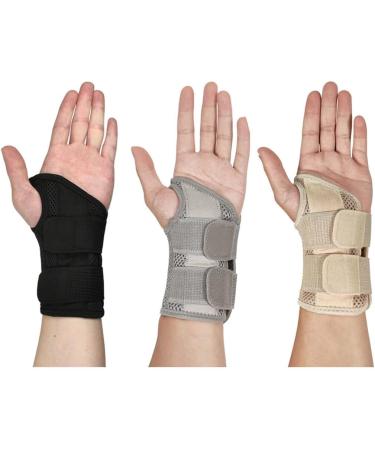 BOSREROY Adjustable Wrist Splint with Thumb Loop | Breathable Nylon Support Brace for Pain Relief & Comfort - International Shipping Available - Buy Online on GoSupps.com