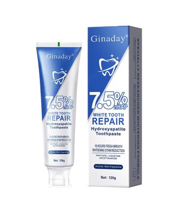 7.5% Hydroxyapatite Toothpaste Hydroxyapatite Toothpaste for Advanced Enamel Protection and Tooth Strengthening. (1)