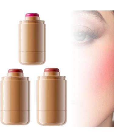 PEAKSEE Blush Stick Long-Lasting Multi-Function Blush Stick 3-in-1 Natural Matte Blush Stick Moisturizing Formula Non-Greasy Rosy Finish - Buy Online on GoSupps.com