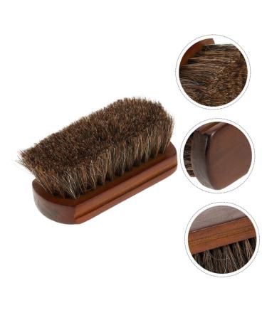 Premium Beard Brush for Men | Portable Barber Tools | Horse Hair Shaving Brush for Facial Hair Care - Buy Online on GoSupps.com